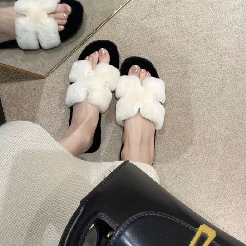 Dép Lông New Sợi Lông Mềm Hàng Qc Fullbox