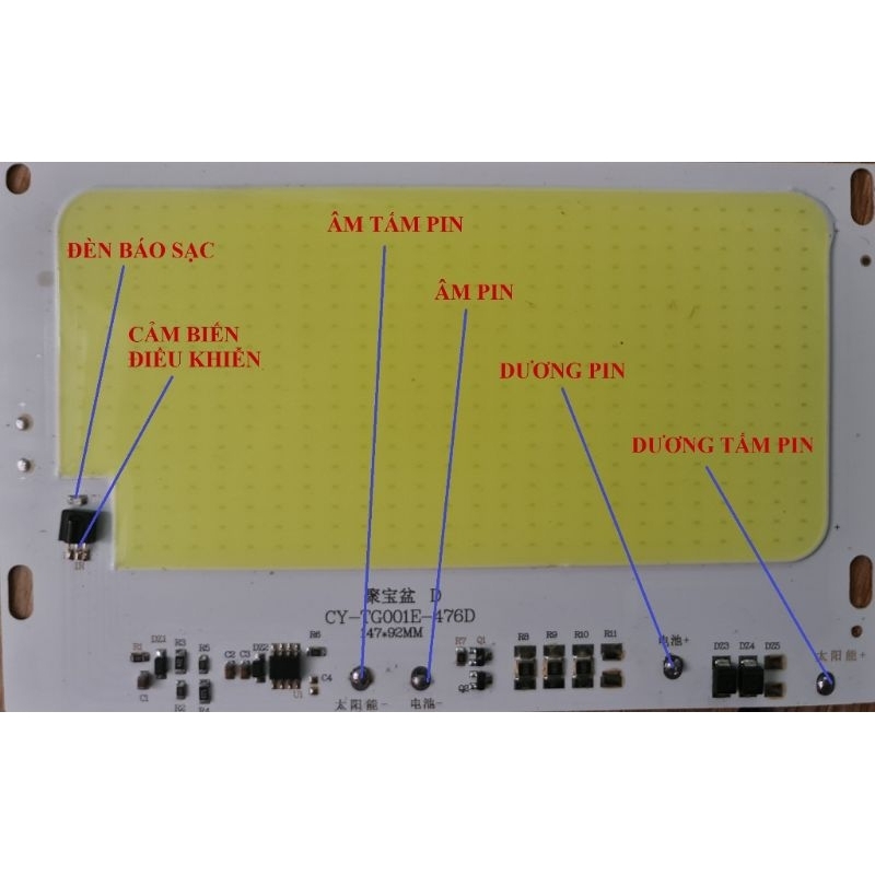 Chíp led 50-80-100-200- 300w 3.2v-3.7v8000-9000k