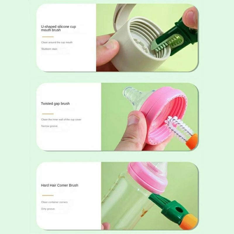 Cọ rửa bình, cốc đa năng 4in1 tiện dụng