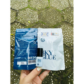 Keo sks+ keo nối mi được sx từ han quốc chất keo nước độ bền cao ko thấy chân keo giúp nhân viên có được bộ mi bền đẹp