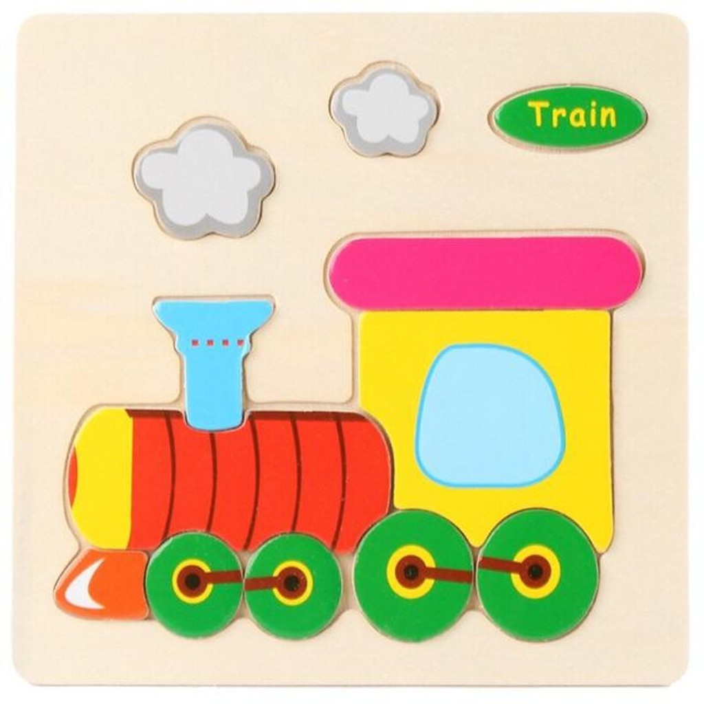 Đồ Chơi - Bảng Ghép Hình Núm Gỗ Nhiều Chủ Đề Cho Bé