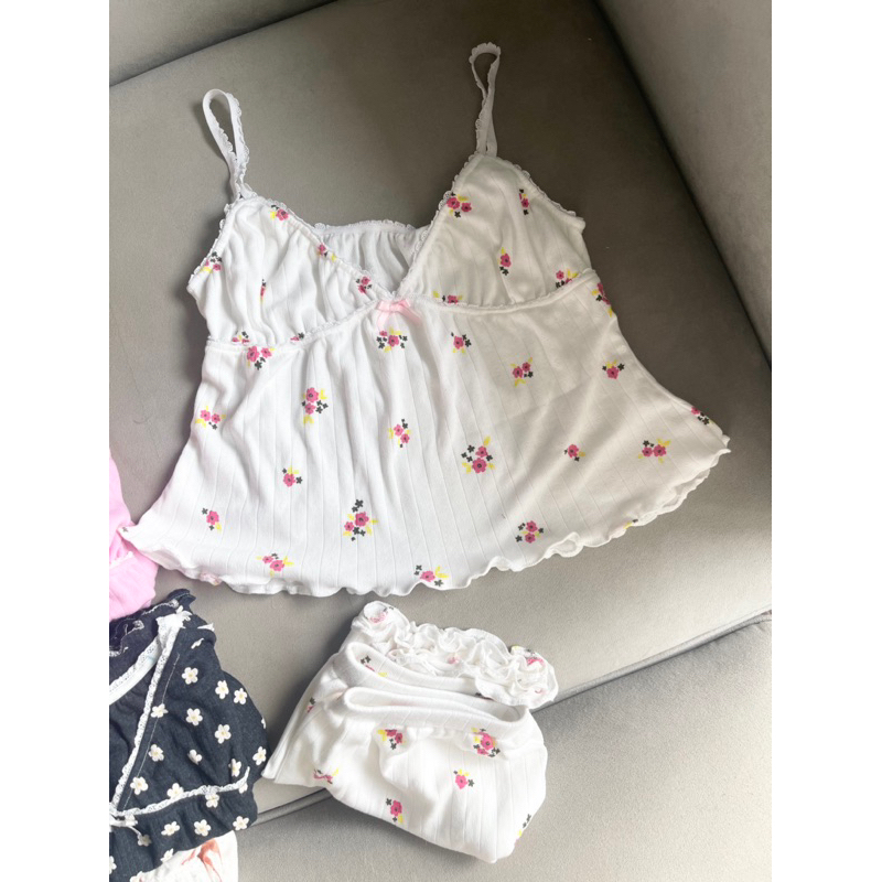 Set Bộ 2 Dây Đính Nơ Chất Liệu Cotton Co Giãn