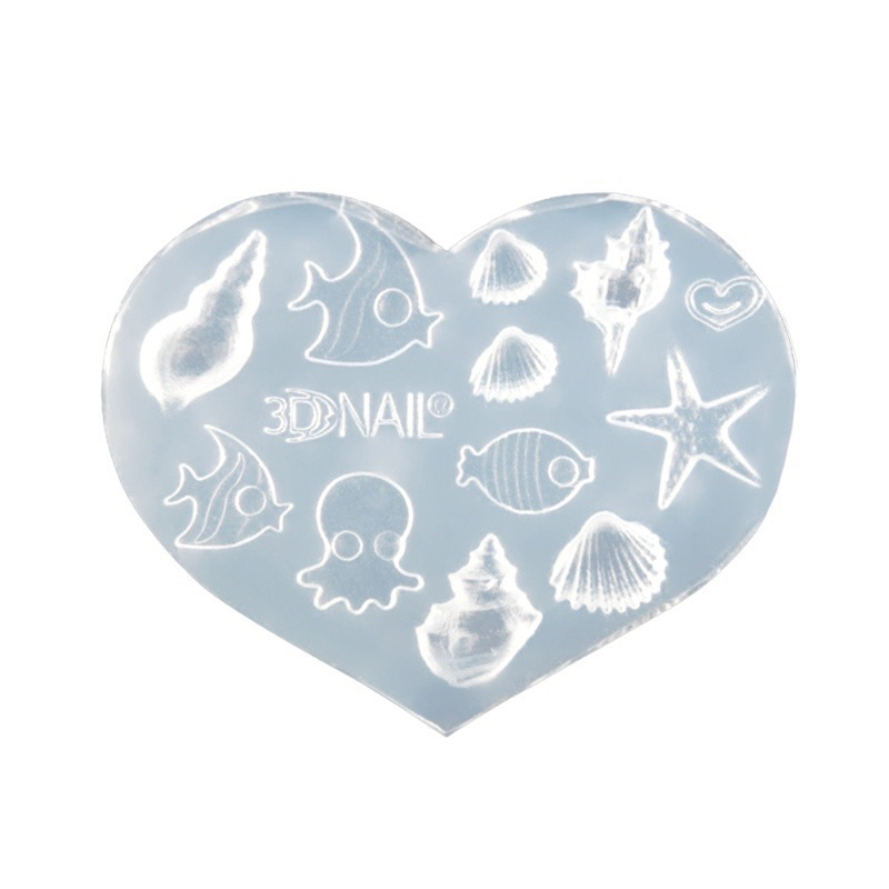 Khuôn Silicon Tạo Hình 3D Gắn Móng-Size Mini