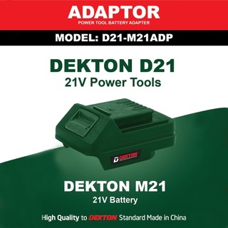 Đế chuyển pin Makita M21 sang máy Dekton D21