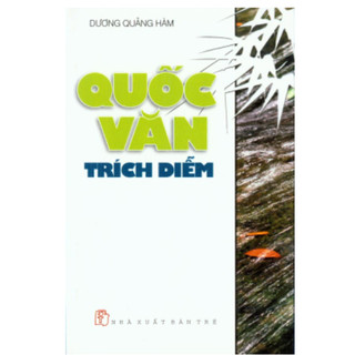Sách tl - quốc văn trích diễm