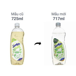 ( mẫu mới) NƯỚC RỦA CHÉN SUNLIGHT TRẮNG 717ml