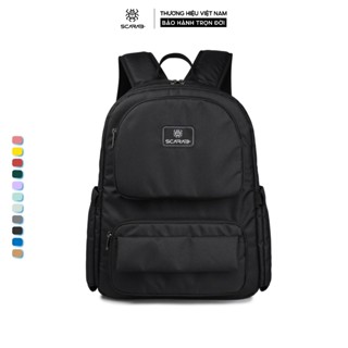 Balo Đi Học Nam Nữ FUSSY BACKPACK VERSION 2 Chống Thấm Tốt Đựng Vừa Lap 15,6Inch_Bảo Hành Trọn Đời Scarab