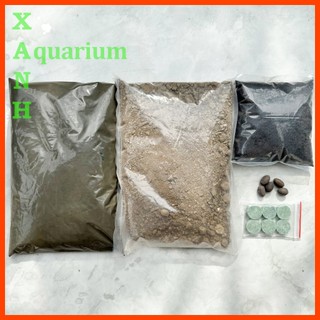 Combo đất bùn trồng sen cảnh [XA03]
