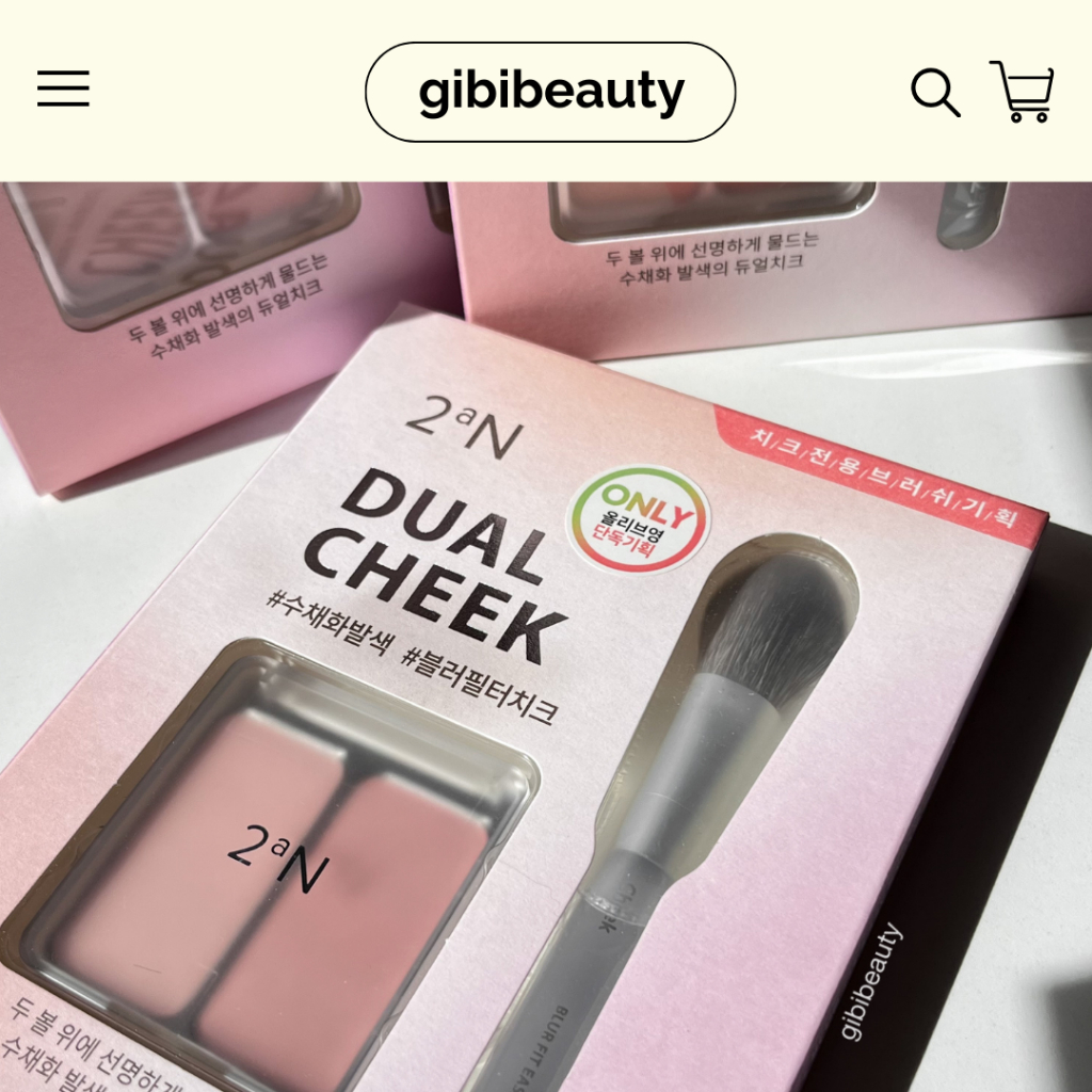 Má hồng 2AN Dual Cheek 9g