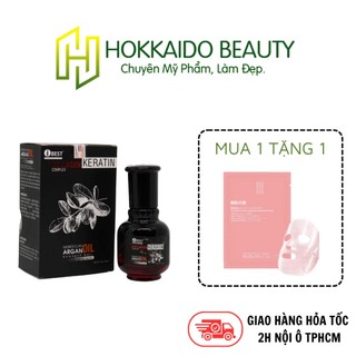 Tinh dầu hồi sinh tóc hư tổn iBEST Keratin Moroccan Argan Oil Damaged Hair 60ml