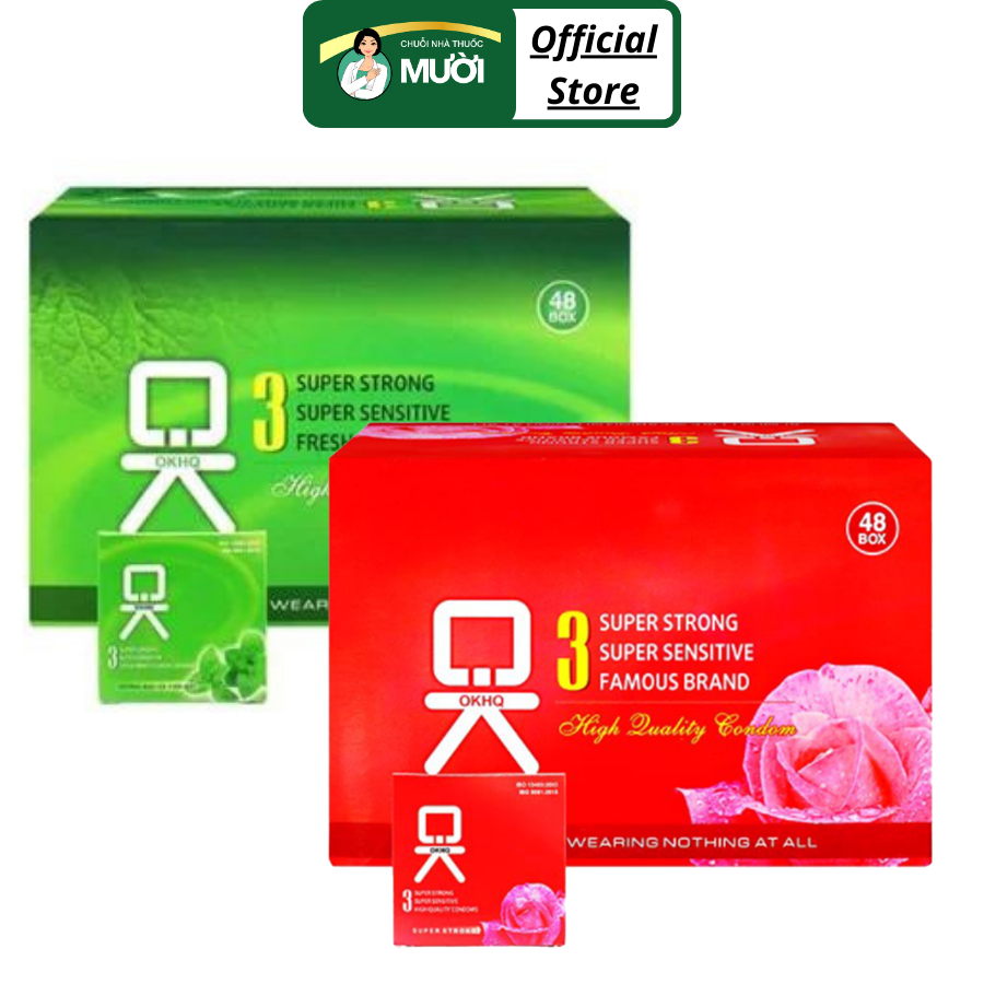 Bao cao su OKHQ (Hộp 3 cái)