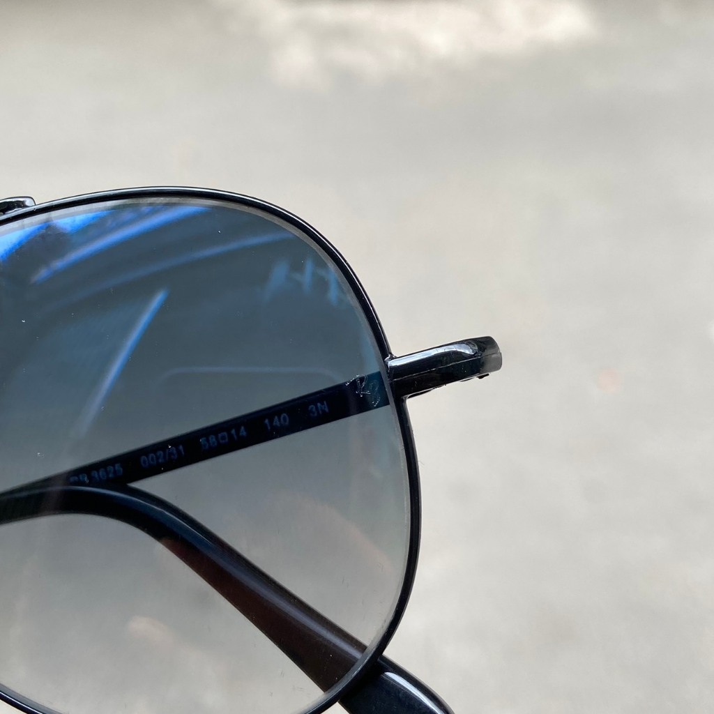 KÍNH RAYBAN GỌNG TITAN MẮT THUỶ TINH LOANG 2 MÀU size58
