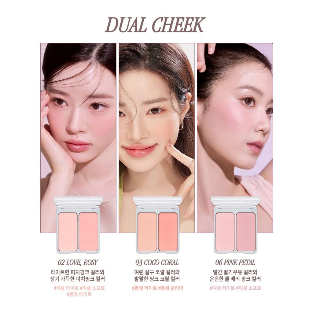 Má hồng 2AN Dual Cheek 9g