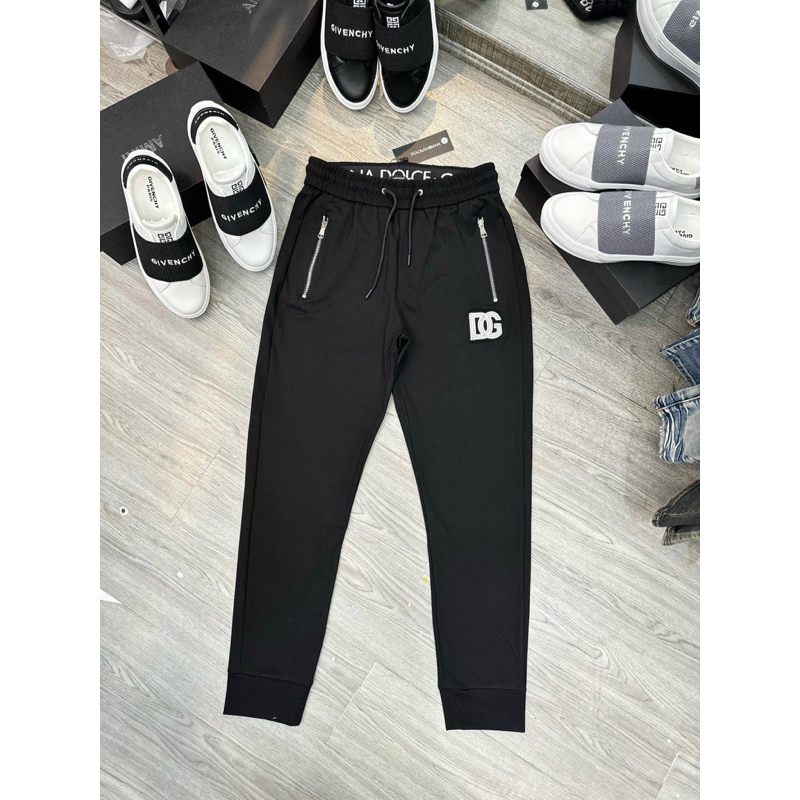 Quần Thể Thao Nam Jogger Thu Đông Thêu Da chữ DG cao cấp