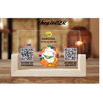 Bảng in mã Qr code in theo yêu cầu