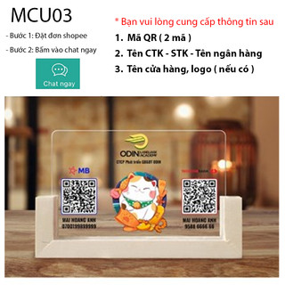 Bảng in mã Qr code in theo yêu cầu
