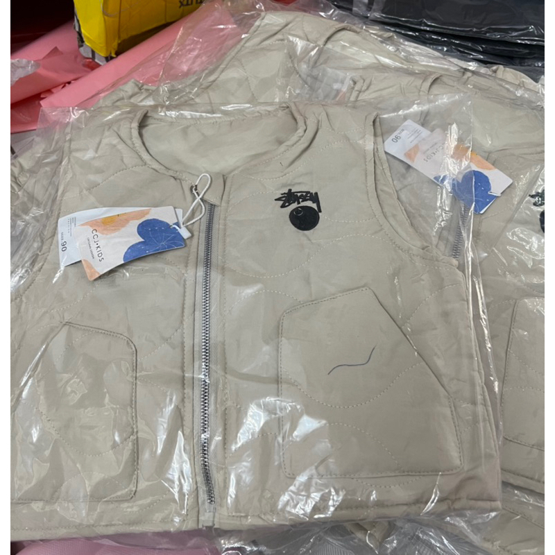 Áo gile phao CCJ.kids cho bé trai bé gái, áo phao gile trẻ em.
