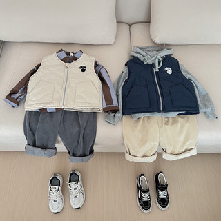 Áo gile phao CCJ.kids cho bé trai bé gái, áo phao gile trẻ em.