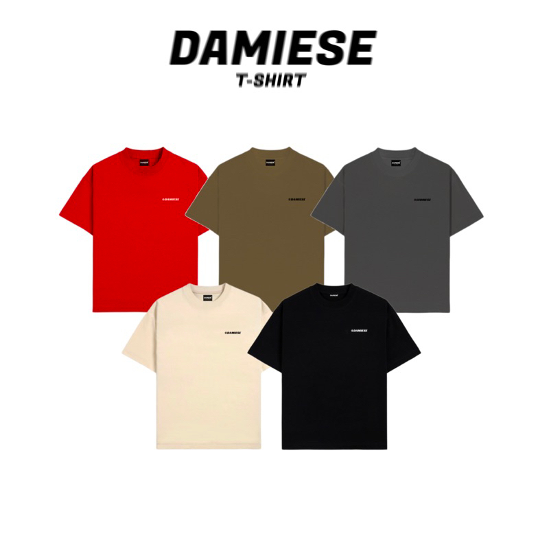 Áo Thun Trơn Basic DAMIESE Cotton 100% 250gsm