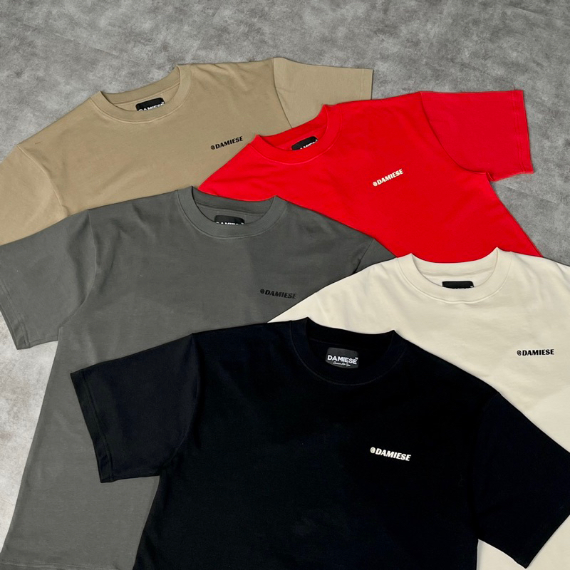Áo Thun Trơn Basic DAMIESE Cotton 100% 250gsm