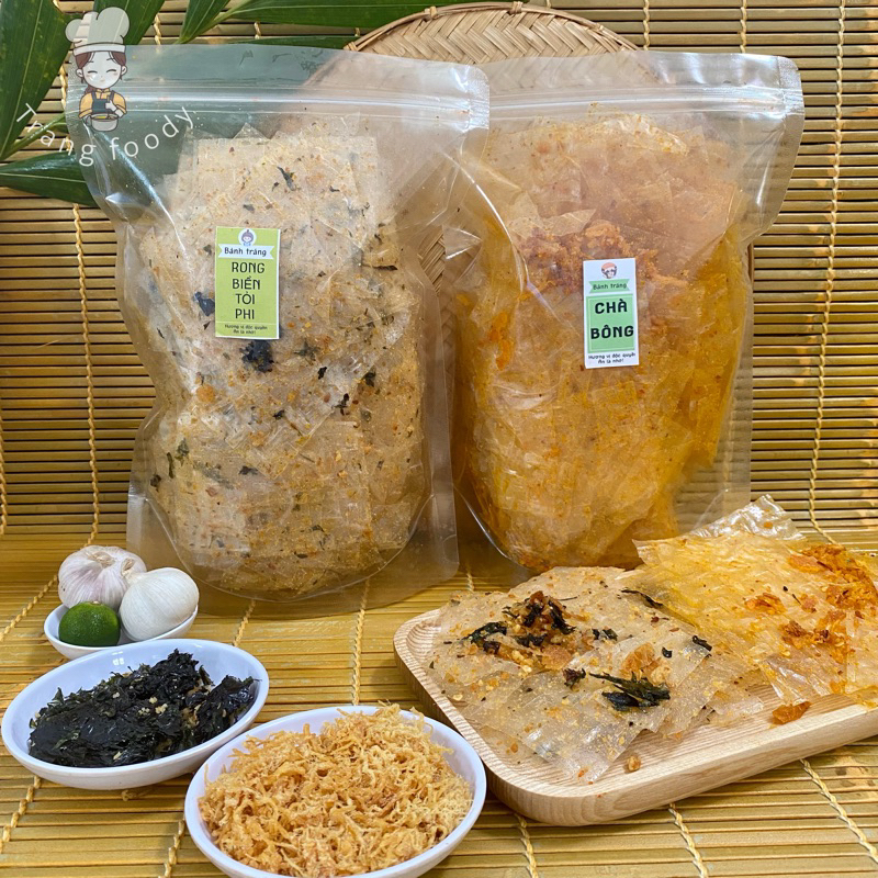 Combo 500g bánh tráng ( CHÀ BÔNG + RONG BIỂN)