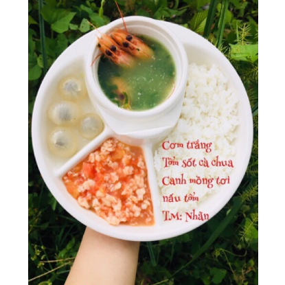 Khay Ăn Dặm BLW Khay Chia Khẩu Phần Ăn Cho Bé Inomata Nhật Bản 1420