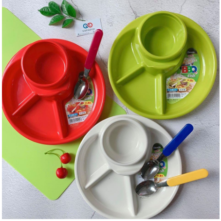 Khay Ăn Dặm BLW Khay Chia Khẩu Phần Ăn Cho Bé Inomata Nhật Bản 1420