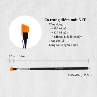 Cọ trang điểm vẽ mắt nước Makeup Brush 31T Inglot