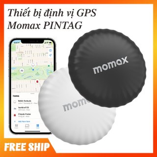 Thiết Bị Định Vị GPS Momax PINTAG Giúp Theo Dõi Ô Tô, Xe Máy, Trẻ Em, Thú Cưng, Hành Lý Chính Xác, Tặng Móc Khóa