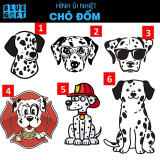 Hình ủi, hình ép nhiệt Chó Đốm 1