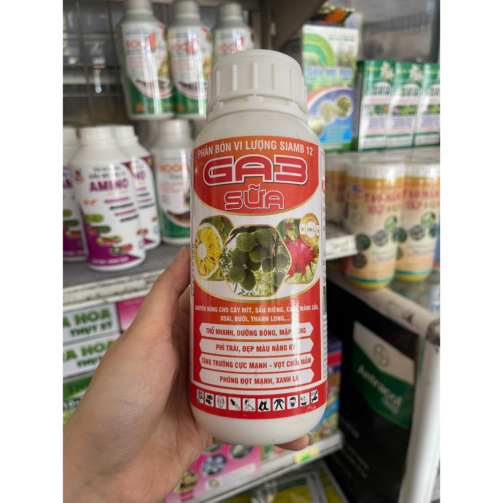 Phân Bón Vi Lượng SIAMB 12 GA3 Sữa 500ml