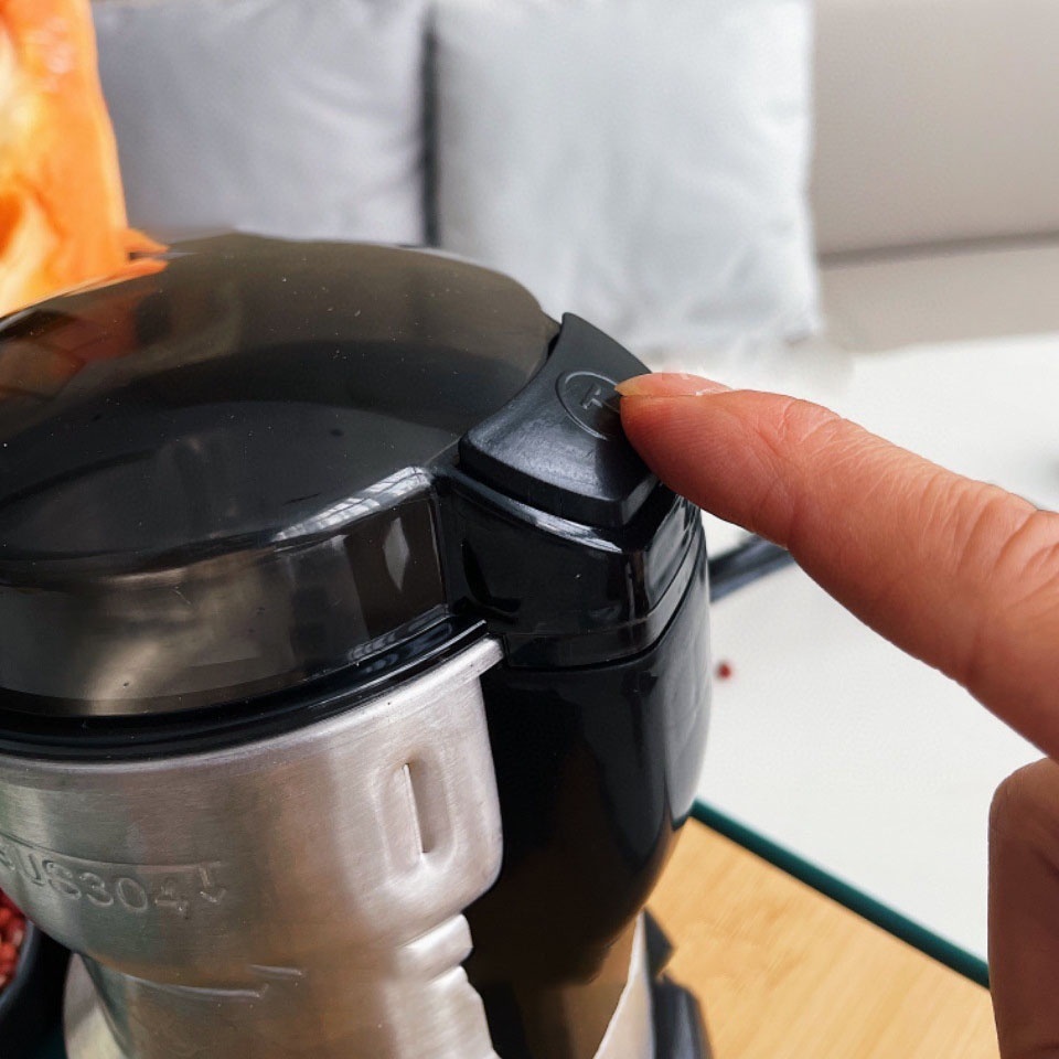 Máy Xay Hạt Khô Công Suất 300W Cối Xay Bằng Thép Không Gỉ Xay Các Loại Hạt Và Gia Vị Khô