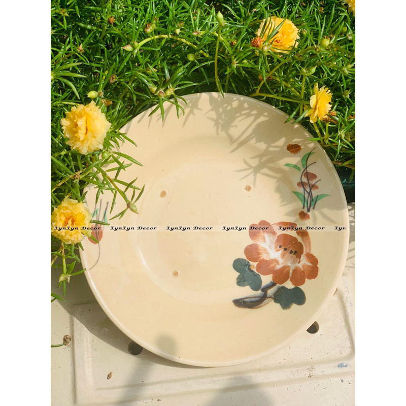 Dĩa Vẽ Tay Nam Bộ Gốm Sứ Bình Dương