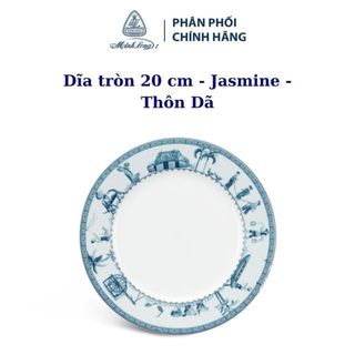 Dĩa tròn 20 cm Jasmine Thôn Dã - Gốm sứ cao cấp Minh Long I