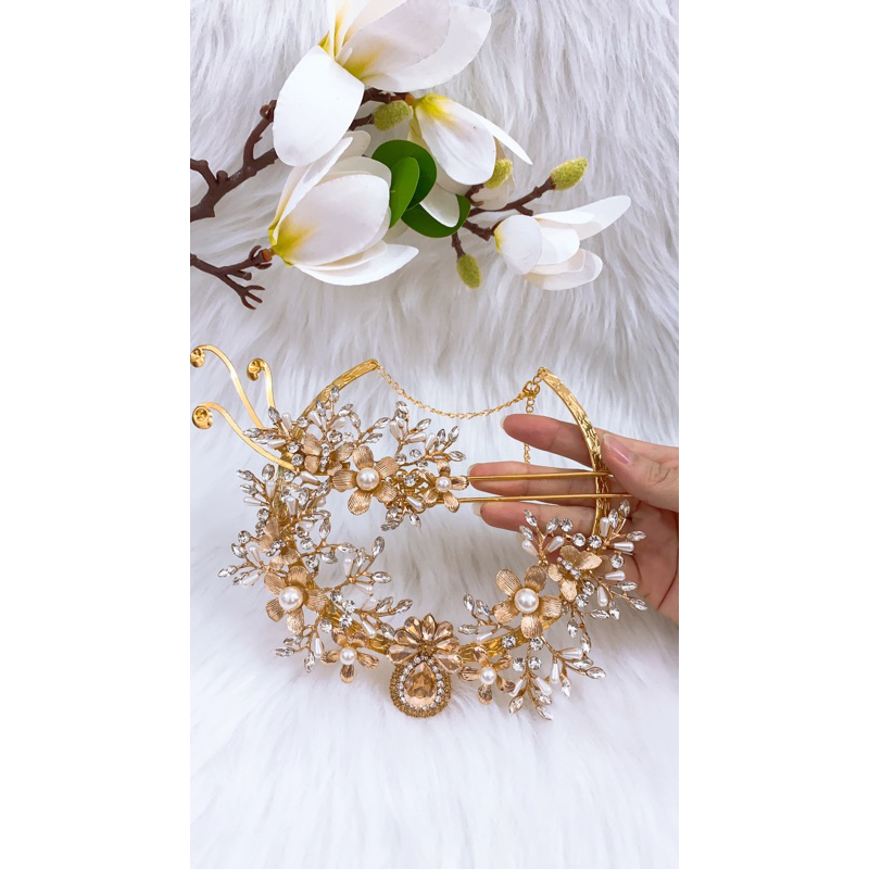 Kiềng Cô Dâu -  Set Kiềng + Trâm cô dâu siêu đẹp