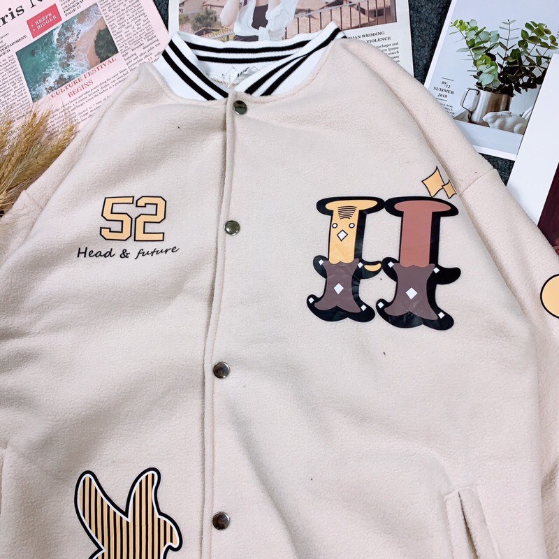 Áo khoác bomber varsity jacket nam nữ NEW YORK phong cách sweater chất nỉ bông cotton T02