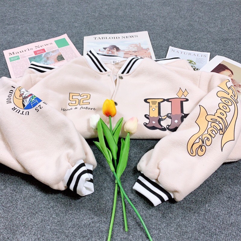 Áo khoác bomber varsity jacket nam nữ NEW YORK phong cách sweater chất nỉ bông cotton T02