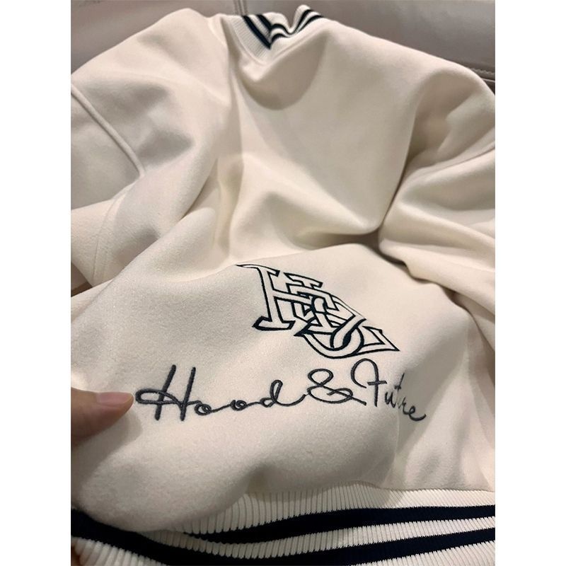 Áo khoác bomber varsity jacket nam nữ NEW YORK phong cách sweater chất nỉ bông cotton T02