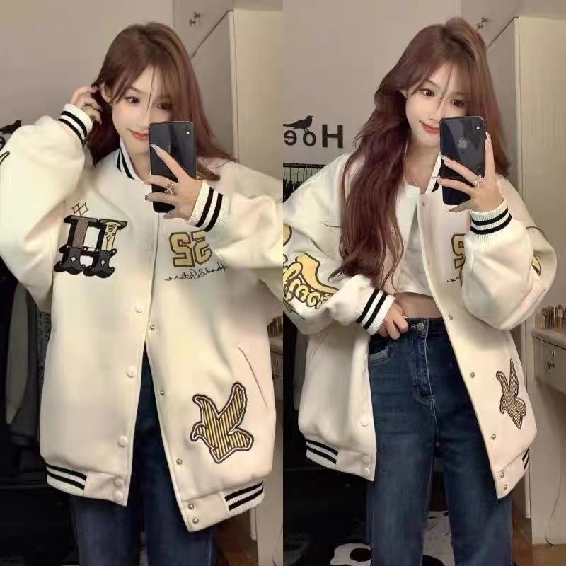 Áo khoác bomber varsity jacket nam nữ NEW YORK phong cách sweater chất nỉ bông cotton T02