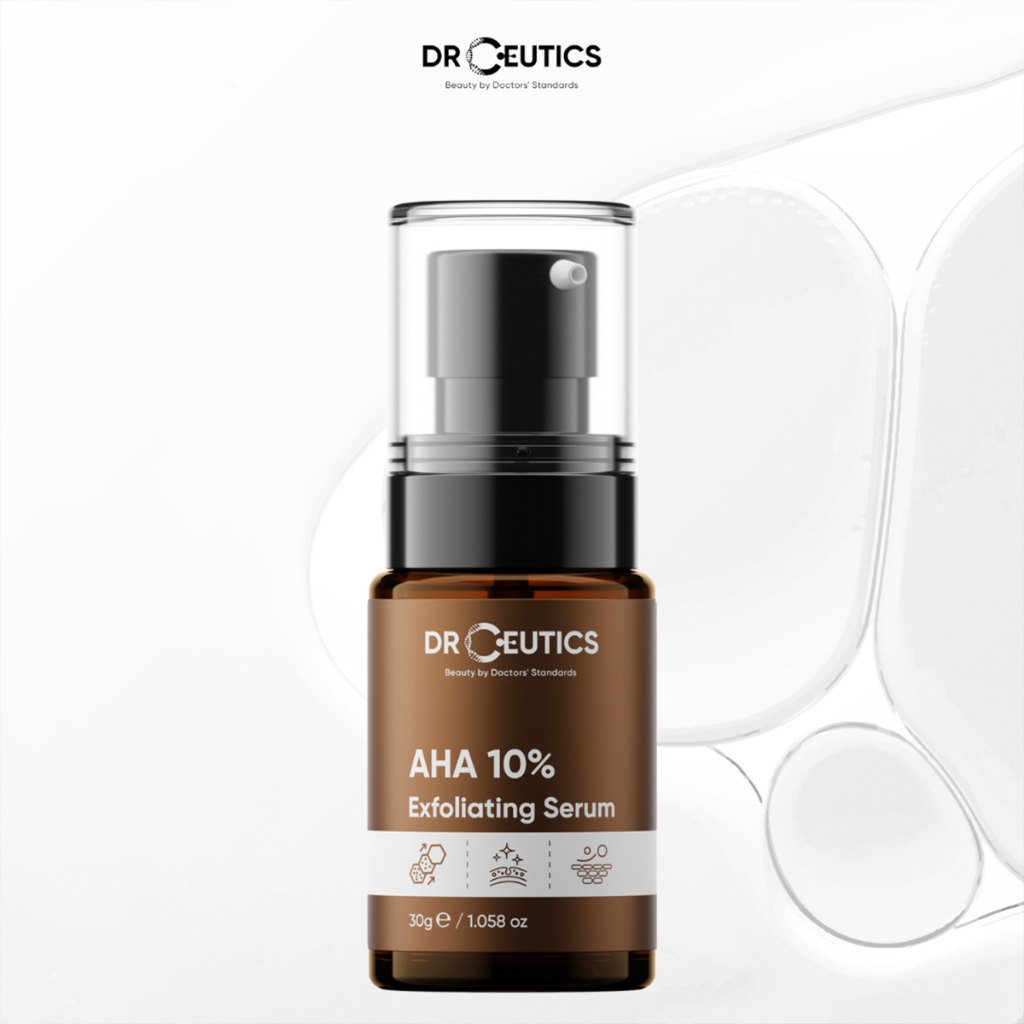 Tinh Chất Serum DrCeutics AHA 10% Exfoliating Serum Làm Sáng Da, Tẩy Da Chết Nhẹ Nhàng 30g