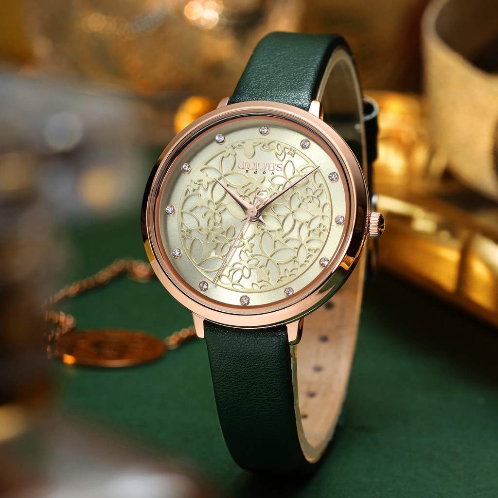 Julius Official | Đồng hồ đeo tay Julius nữ JA-1400 dây da