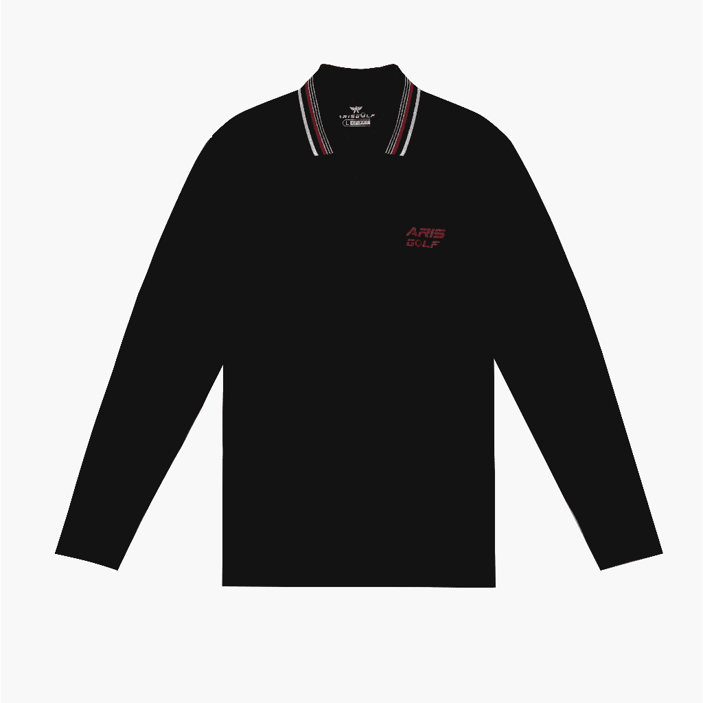 Áo thun nam dài tay dáng polo Aristino Golf ALPG01W1