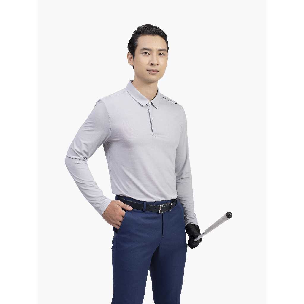 Áo thun nam dài tay dáng polo Aristino Golf ALPG02W1