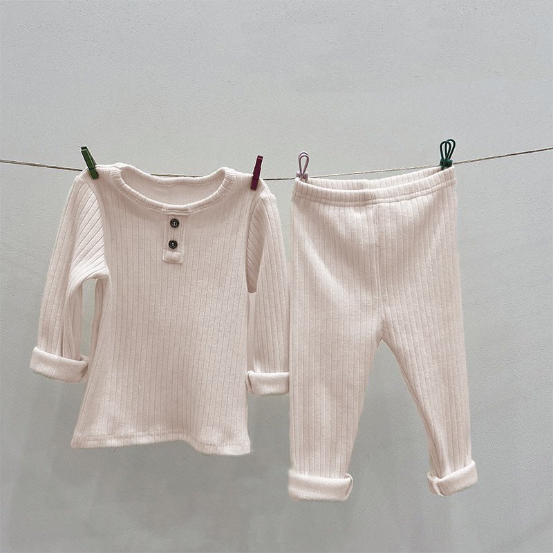 TE428- Bộ áo + quần chất cotton tăm xuất cho bé trai bé gái Hokiha Kids co giãn , mềm mại size 8-17kg