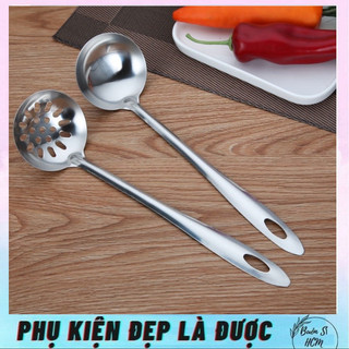 Vá lưới và muỗng múc canh, vá thủng/ muỗng inox múc canh