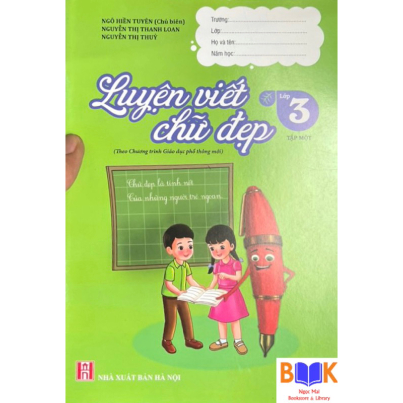 Sách -Luyện viết Chữ Đẹp Lớp 3