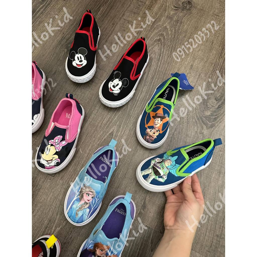 Giày slipon hoạt hình cho bé