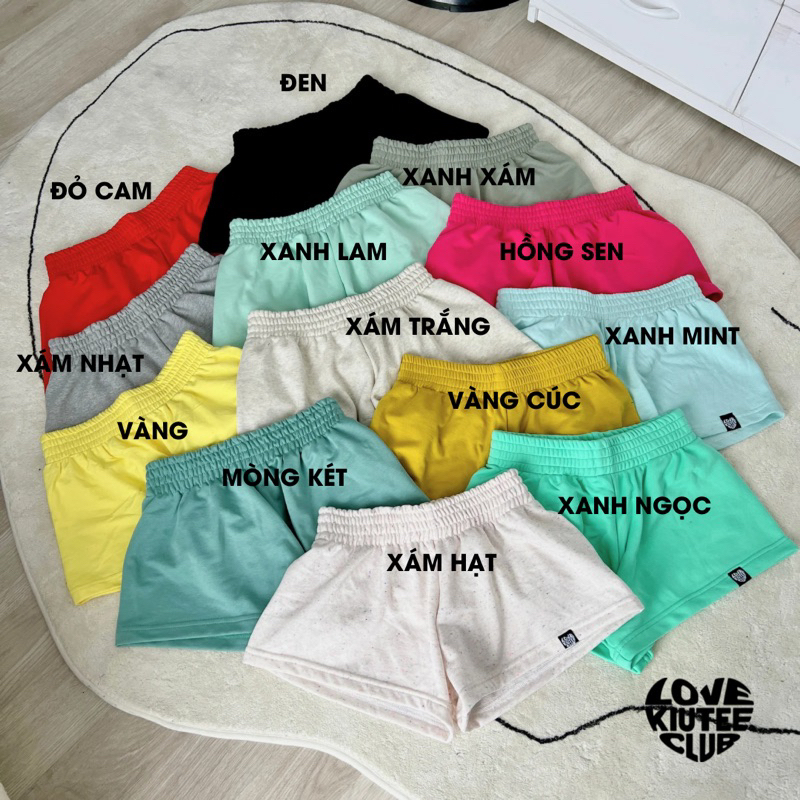 Quần ngắn nhiều màu Color Short dành cho bạn gái LOVEKIUTEE