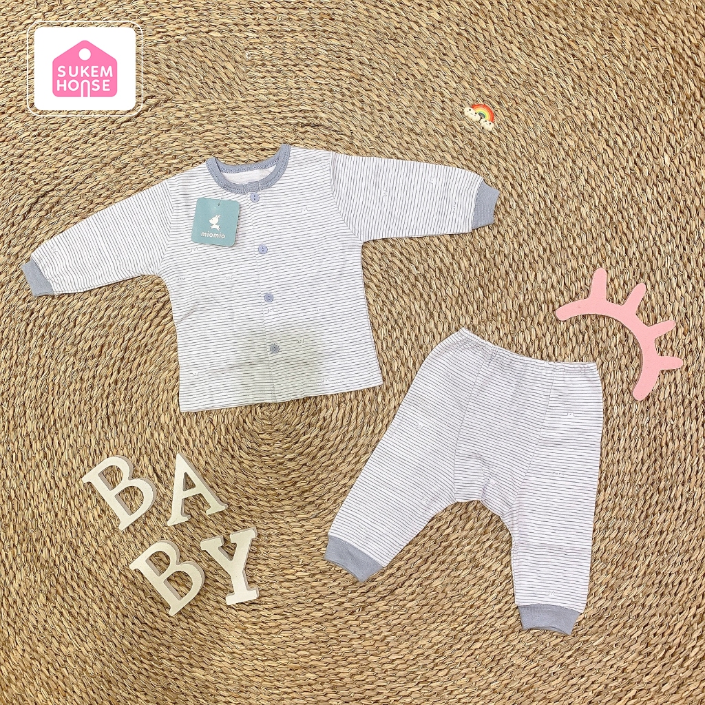 Bộ Quần Áo MIOMIO Dài Tay Mùa Thu Đông Chất Liệu 100% Cotton Hàng Chính Hãng An Toàn Cho Da Bé