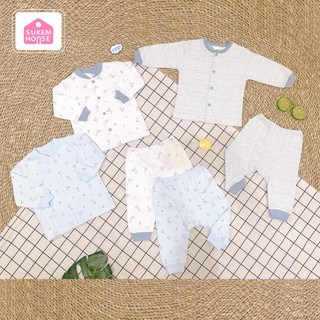 Bộ Quần Áo MIOMIO Dài Tay Mùa Thu Đông Chất Liệu 100% Cotton Hàng Chính Hãng An Toàn Cho Da Bé